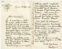 Lettera di  GAUDIN