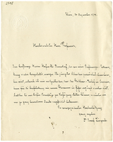 Lettera di  ZINGERLE