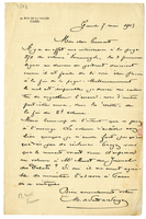 Lettera di  DE SMET DE NAYER