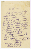 Lettera di  PICAVET