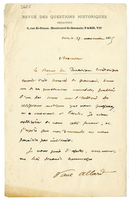 Lettera di  ALLARD