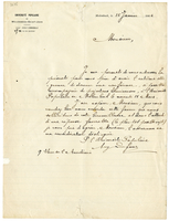 Lettera di  DUFOUR