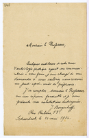 Lettera di  BORGERHOFF