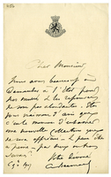 Lettera di  BEERNAERT