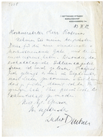 Lettera di  DEUBNER