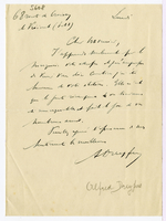 Lettera di  DREYFUS