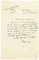 Lettera di BEYENS