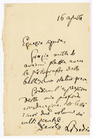 Lettera di  BODIO