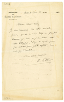 Lettera di  POTTIER