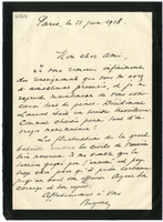 Lettera di  BEYENS