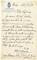 Lettera di  MANCINI