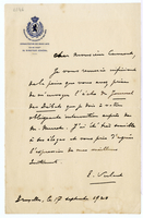 Lettera di  VERLANT