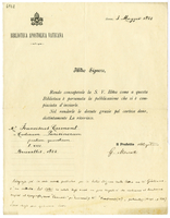 Lettera di  MERCATI