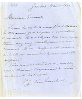 Lettera di  VAN CROMPHOUL