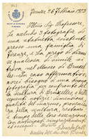 Lettera di  GALLI