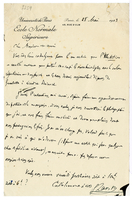 Lettera di  LANSON