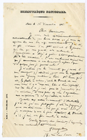 Lettera di  MARGUILLIER