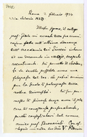 Lettera di  FEDERICI