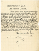 Lettera di  DE LA RIVE