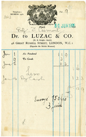 Lettera di LUZAC & Co