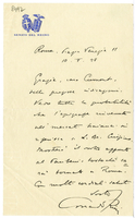 Lettera di  RICCI