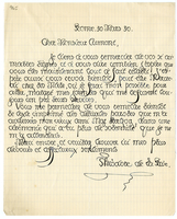 Lettera di  DE LA RIVE