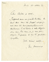 Lettera di  HOLLEAUX