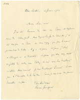 Lettera di  JOUGUET