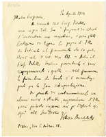 Lettera di  BARTOLETTI