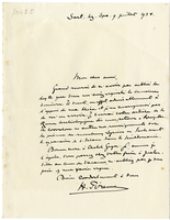 Lettera di  PIRENNE