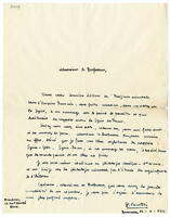 Lettera di  COURTOIS