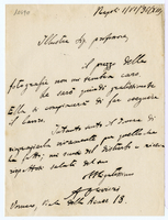 Lettera di  OLIVIERI