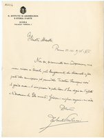 Lettera di  PARIBENI