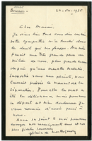 Lettera di  DE MONTESQUIEU