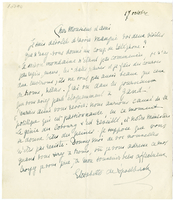 Lettera di  DE SPOELBERCK