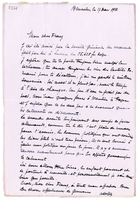 Lettera di  CUMONT