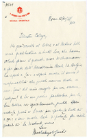 Lettera di  GUIDI