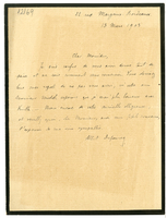 Lettera di  DUFOURCQ