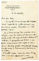 Lettera di  PERNOT