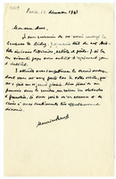 Lettera di  PERNOT