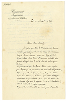 Lettera di  CUMONT