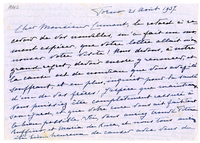 Lettera di  TAVERNA