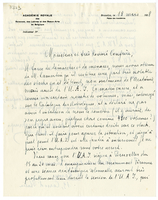 Lettera di  DE SELYS LONGCHAMPS