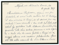 Lettera di  MARTINI