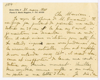 Lettera di  DE JERPHANION