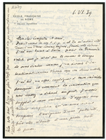 Lettera di  CARCOPINO