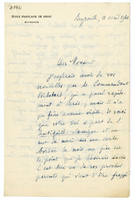 Lettera di  MOUTERDE