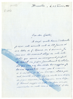 Lettera di  DE VISSCHER