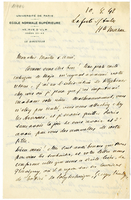 Lettera di  CARCOPINO