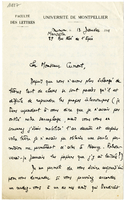 Lettera di  MARROU